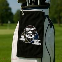 Don't Stop Believing Diagram Chart Golf Towel thumb 2