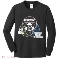 Don't Stop Believing Diagram Chart Kids Long Sleeve Shirt thumb 0
