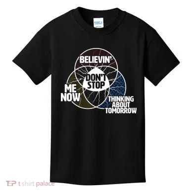 Don't Stop Believing Diagram Chart Kids T-Shirt