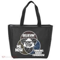 Don't Stop Believing Diagram Chart Tote Bag thumb 0