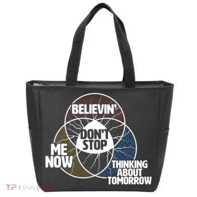 Don't Stop Believing Diagram Chart Tote Bag