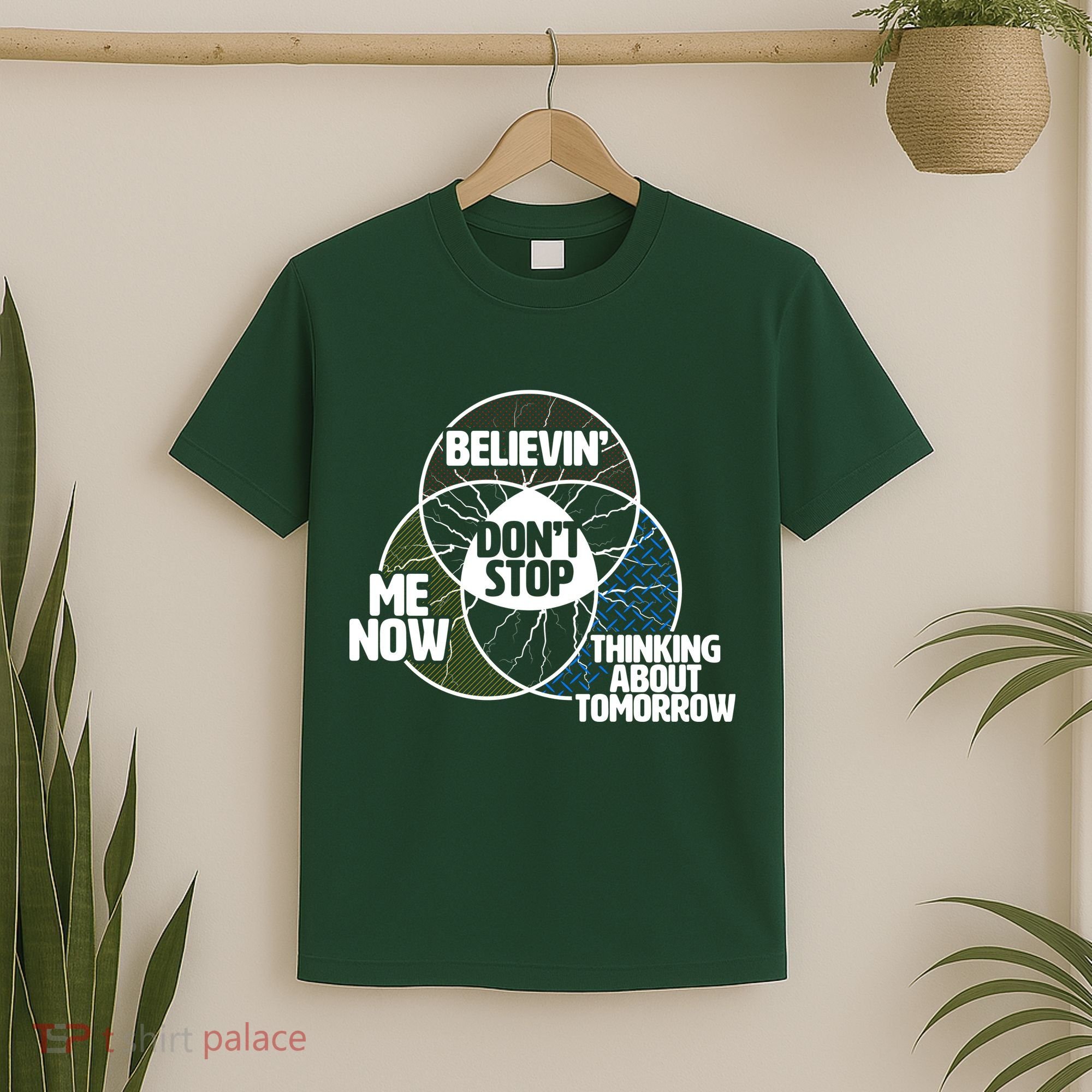 Don't Stop Believing Diagram Chart T-Shirt