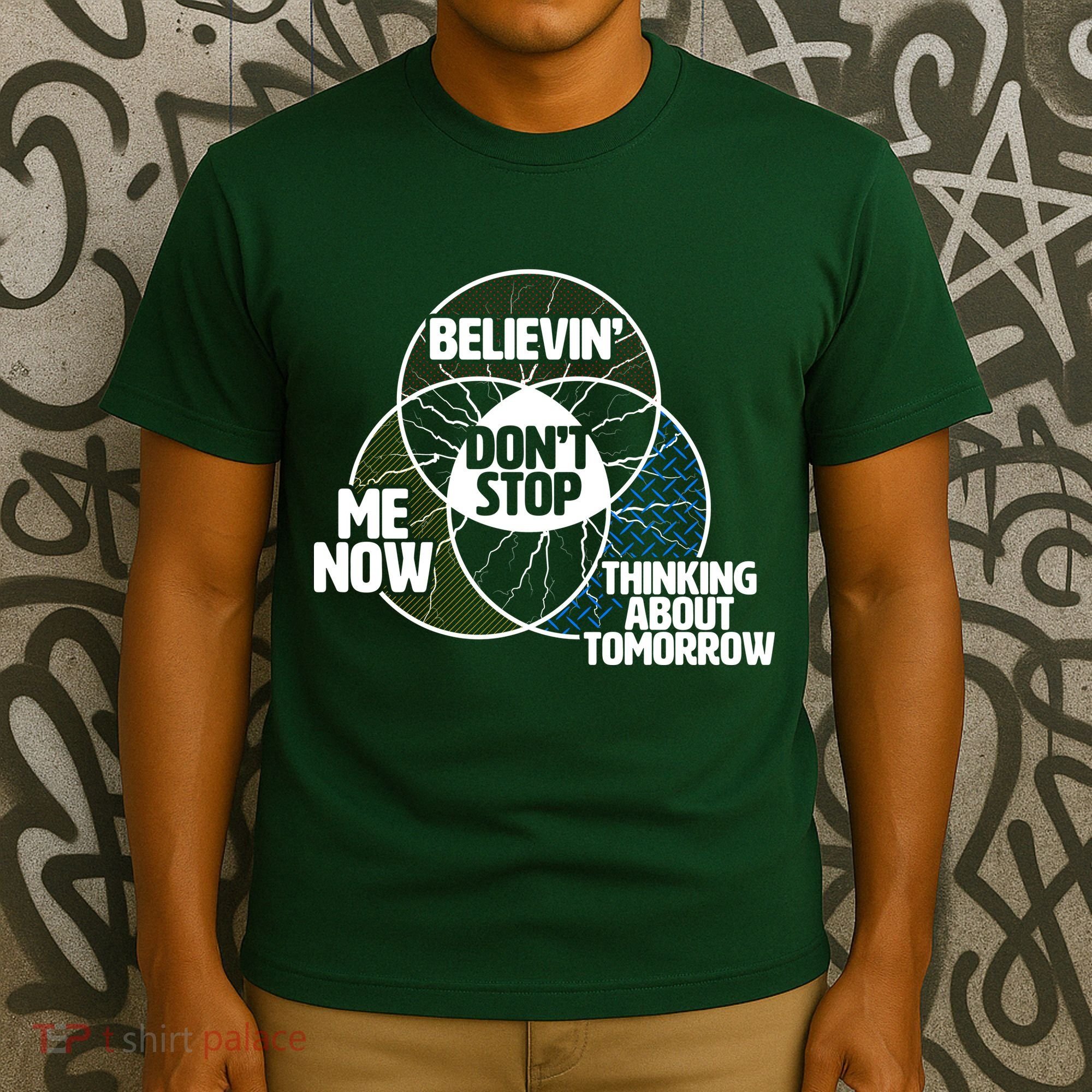 Don't Stop Believing Diagram Chart T-Shirt