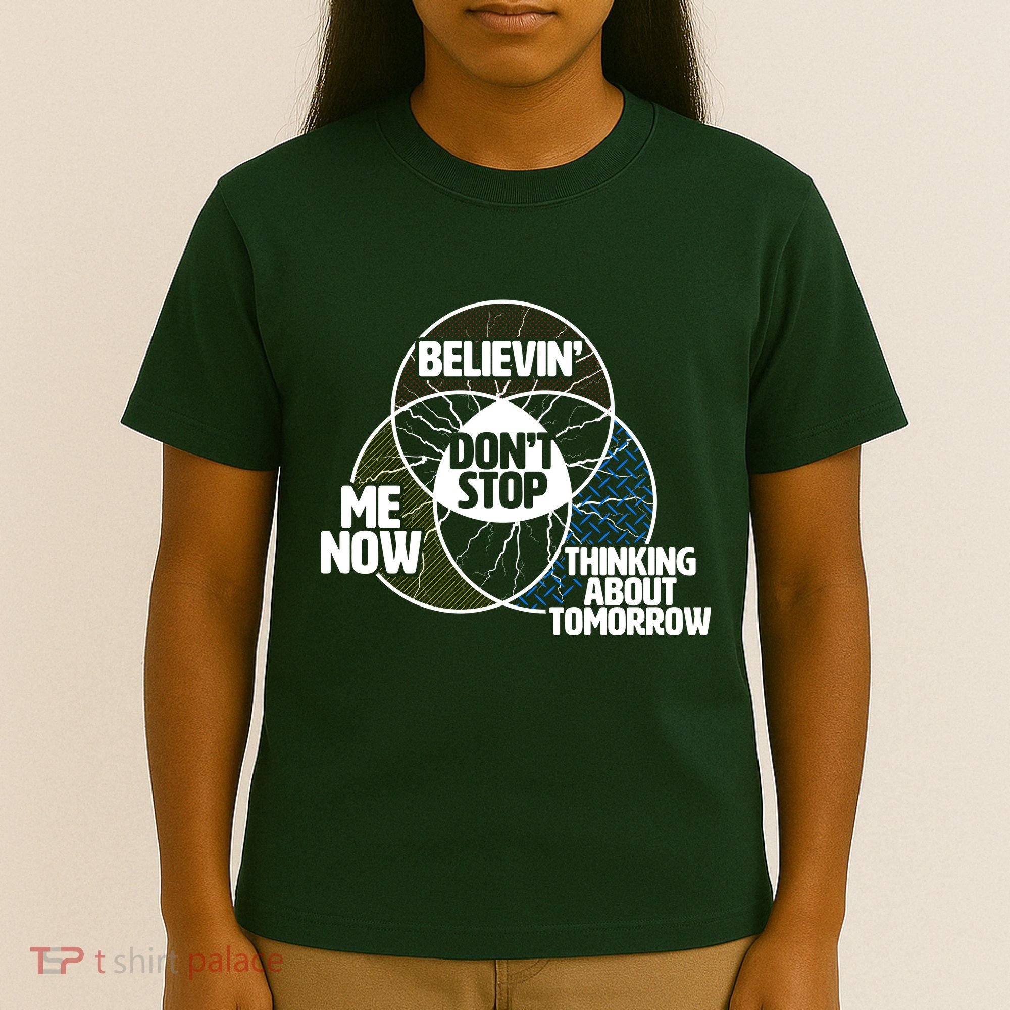 Don't Stop Believing Diagram Chart T-Shirt