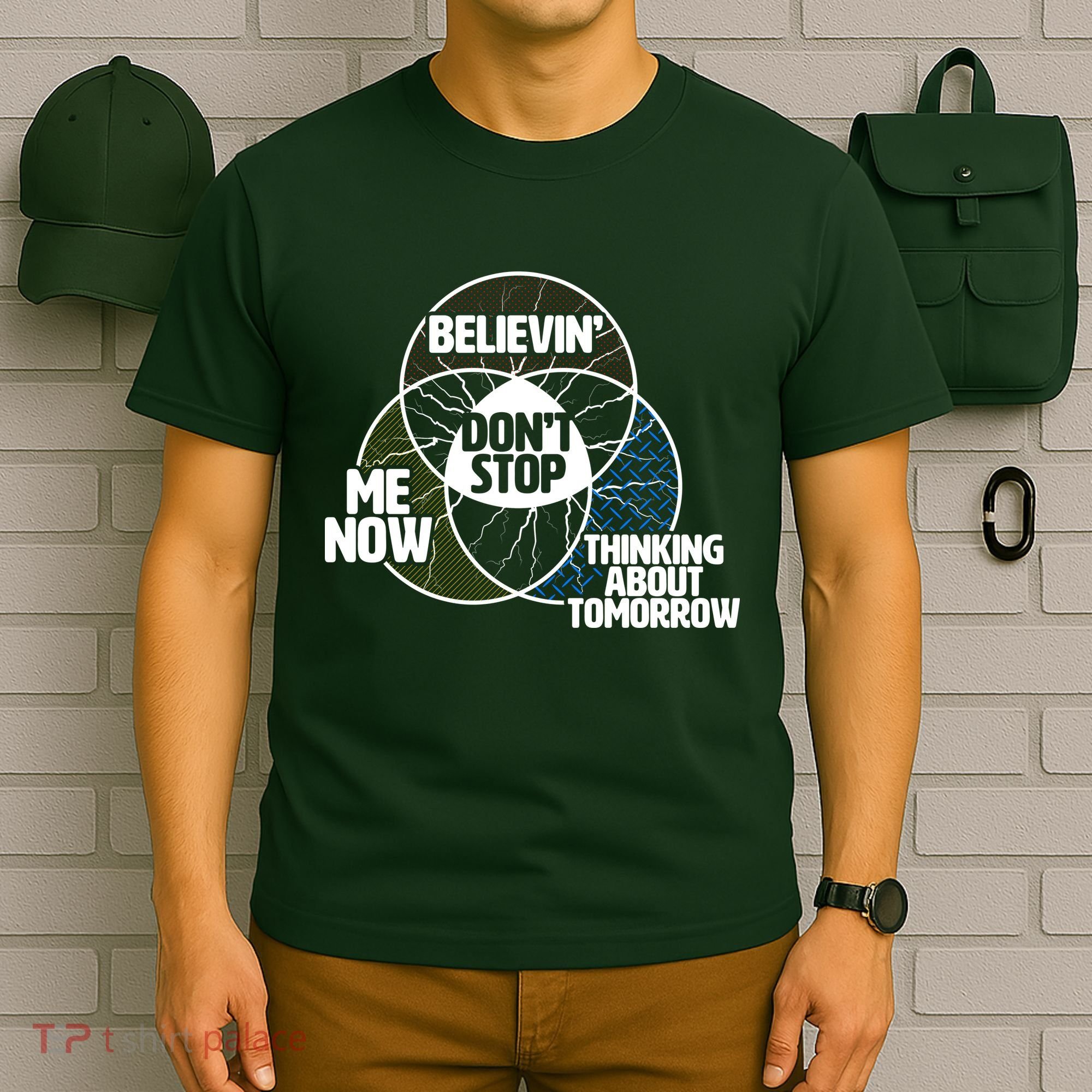 Don't Stop Believing Diagram Chart T-Shirt