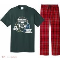 Don't Stop Believing Diagram Chart Pajama Set thumb 0