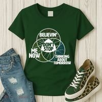 Don't Stop Believing Diagram Chart Women's T-Shirt thumb 3