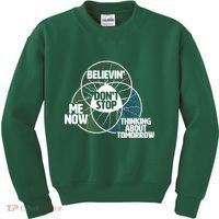 Don't Stop Believing Diagram Chart Kids Sweatshirt thumb 0