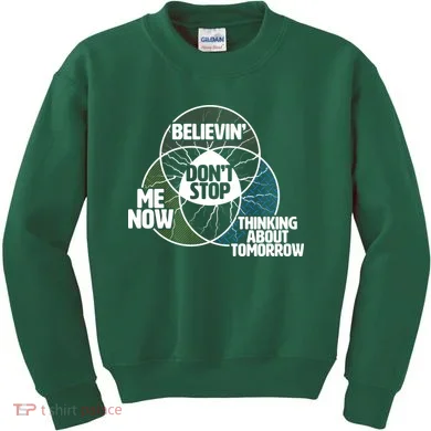 Don't Stop Believing Diagram Chart Kids Sweatshirt