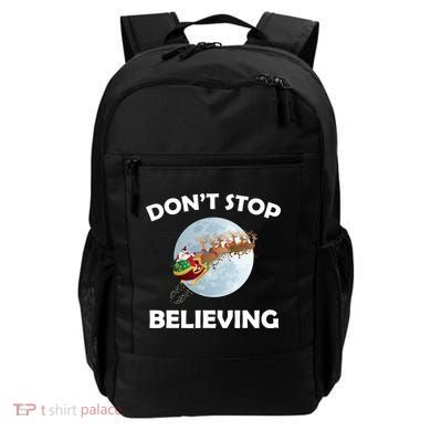 Don't Stop Believing In Santa Backpack