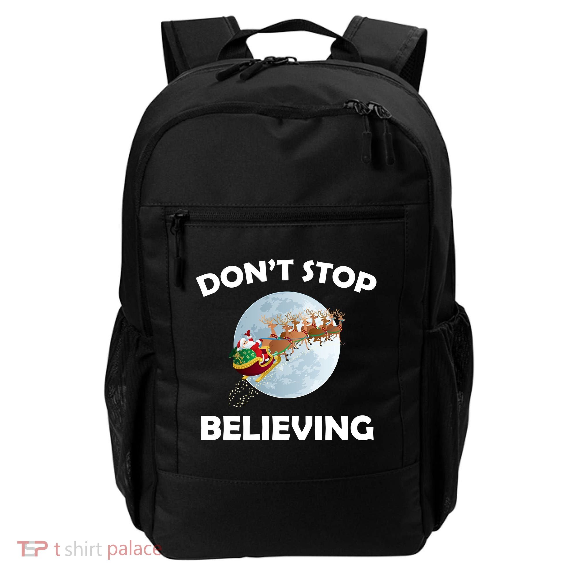 Don't Stop Believing In Santa Backpack