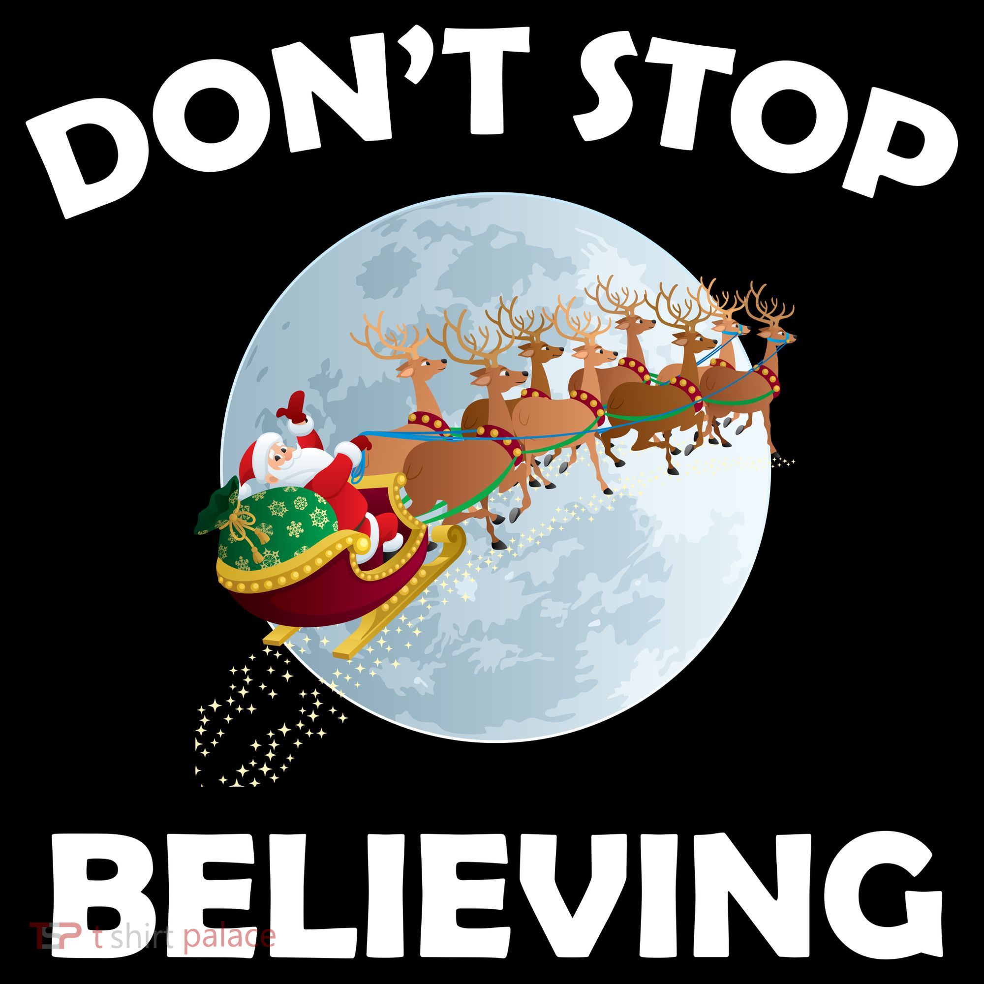 Don't Stop Believing In Santa Backpack