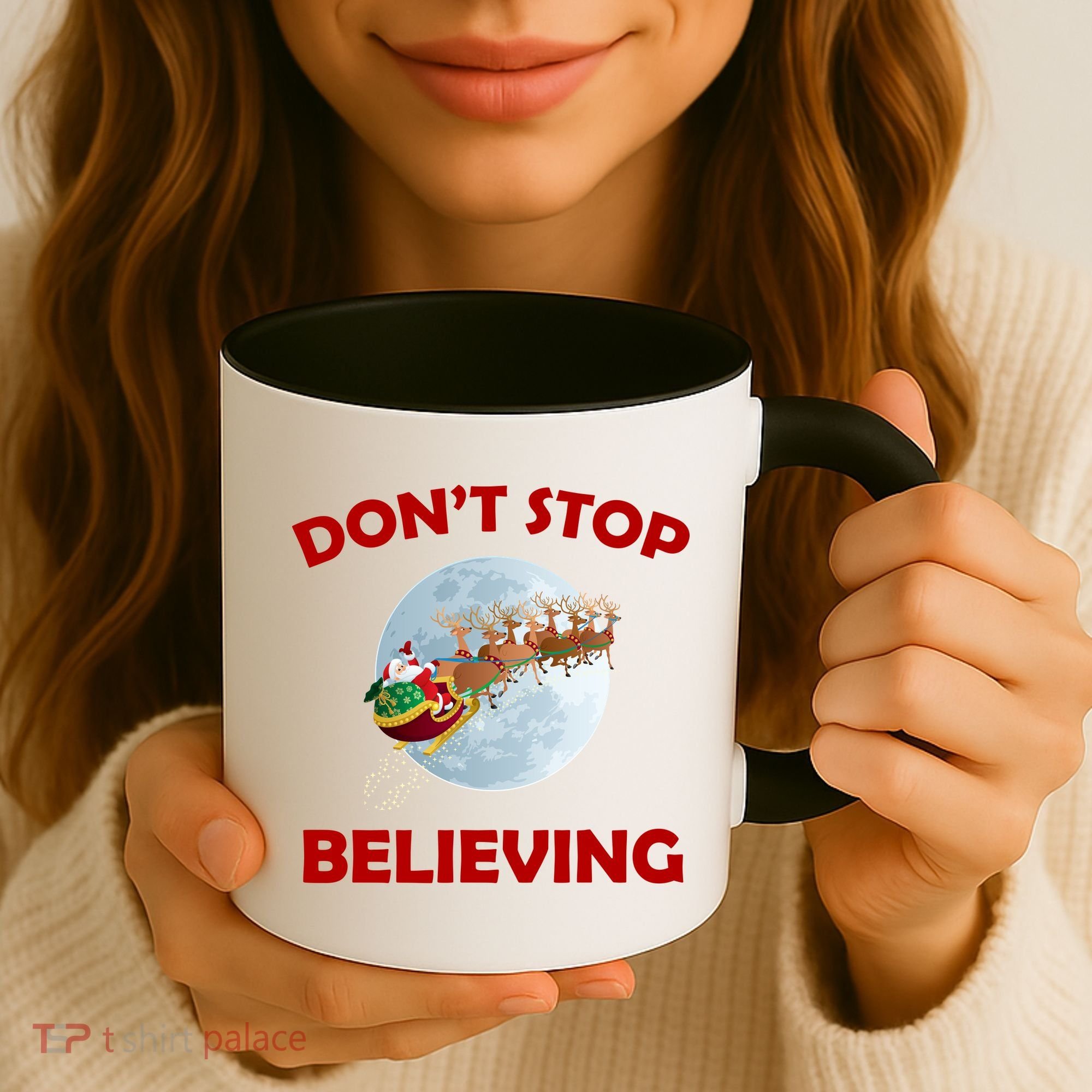 Don't Stop Believing In Santa Coffee Mug