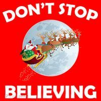 Don't Stop Believing In Santa Apron thumb 3