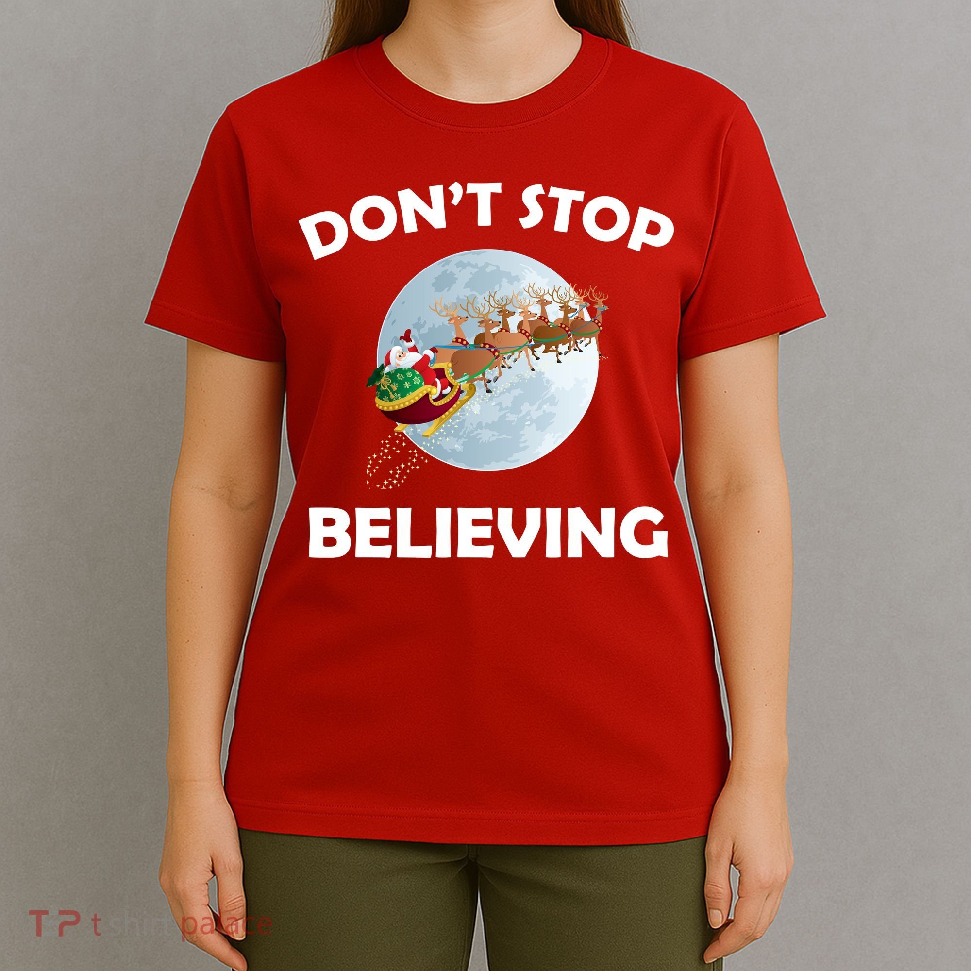 Don't Stop Believing In Santa T-Shirt