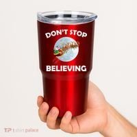 Don't Stop Believing In Santa Tumbler thumb 2