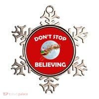 Don't Stop Believing In Santa Ornament thumb 0