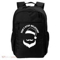 Don't Stop Believing Santa Face Backpack thumb 0