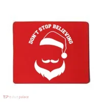 Don't Stop Believing Santa Face Mousepad thumb 0