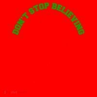 Don't Stop Believing Santa Face Santa Hat thumb 1