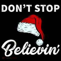 Don't Stop Believing Santa Hat Bucket Hat thumb 4