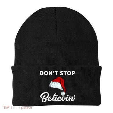 Don't Stop Believing Santa Hat Beanie