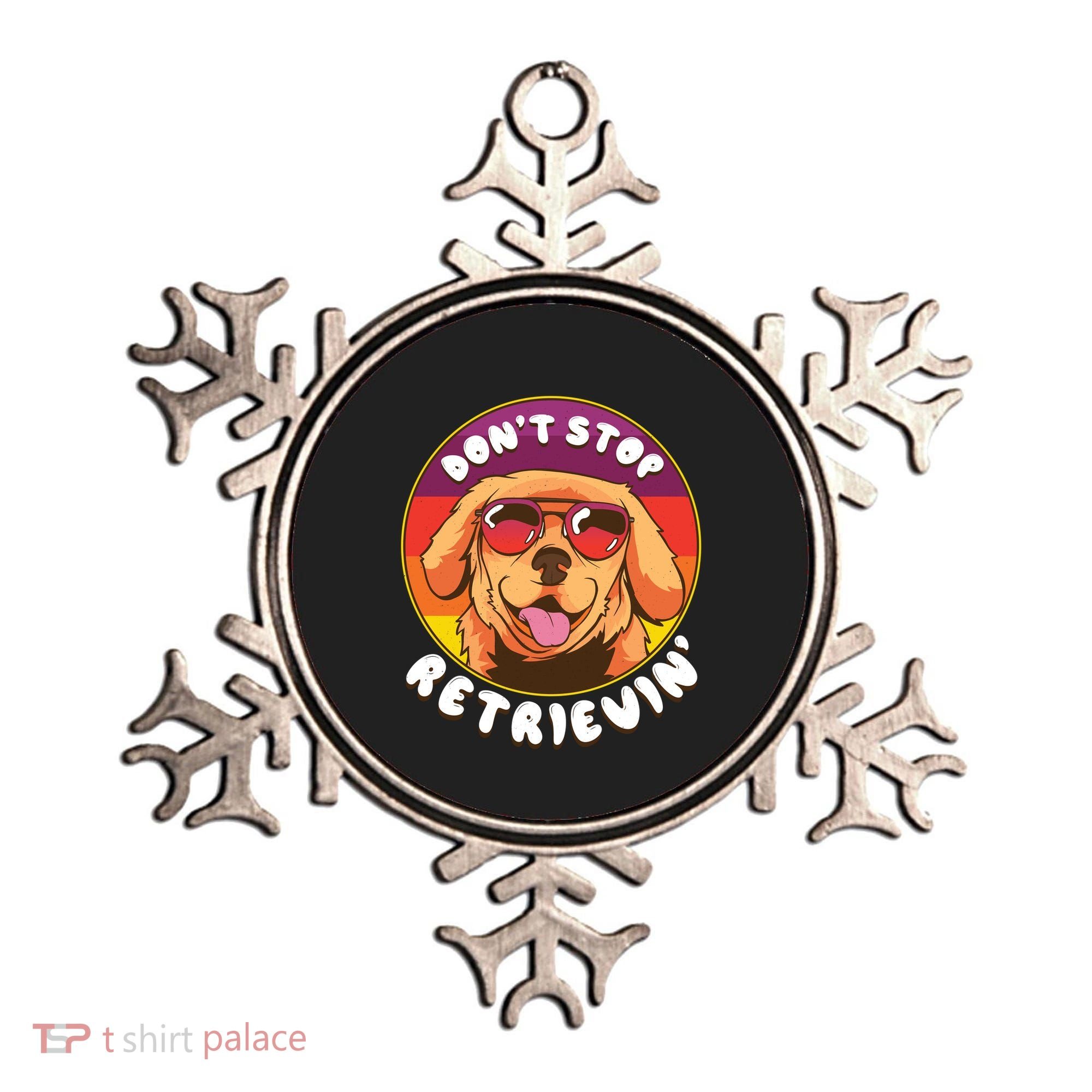 Don't Stop Retrievin Ornament