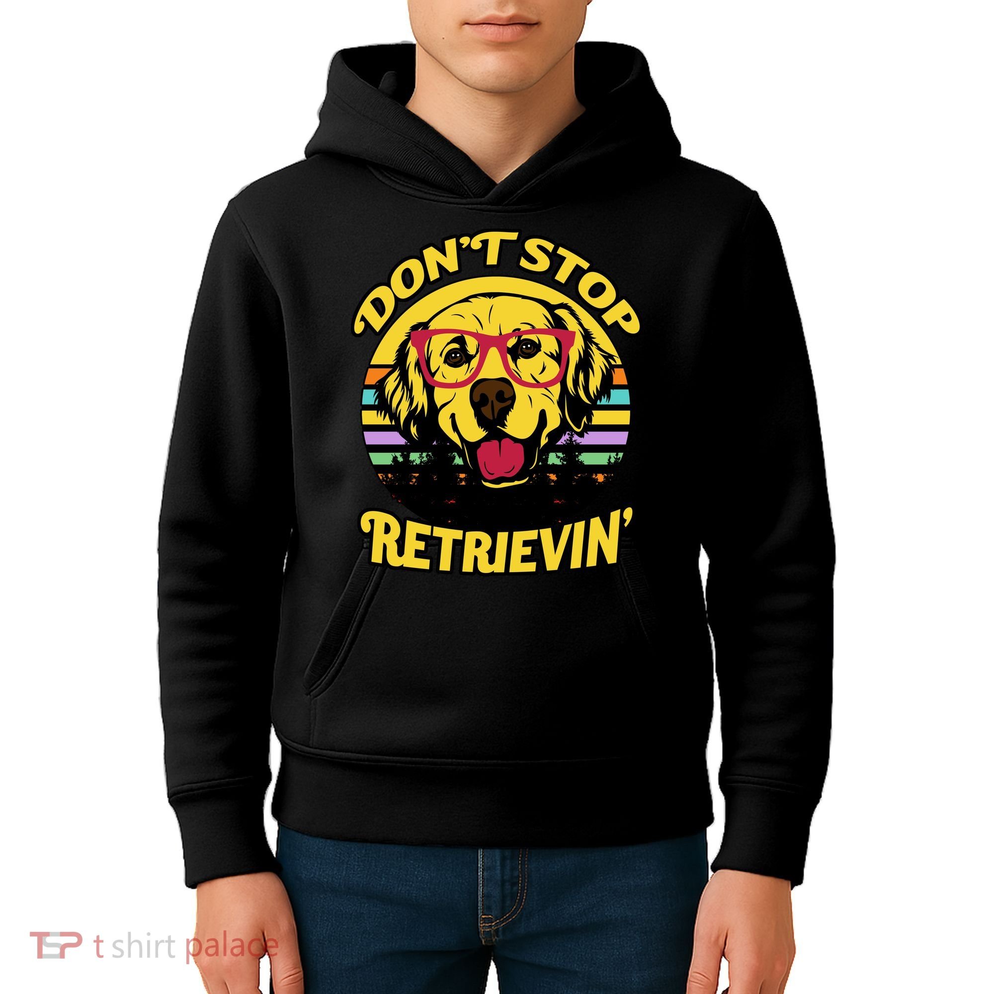 Don't Stop Retrievin' Kids Hoodie