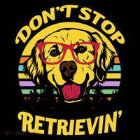 Don't Stop Retrievin' Kids T-Shirt thumb 4