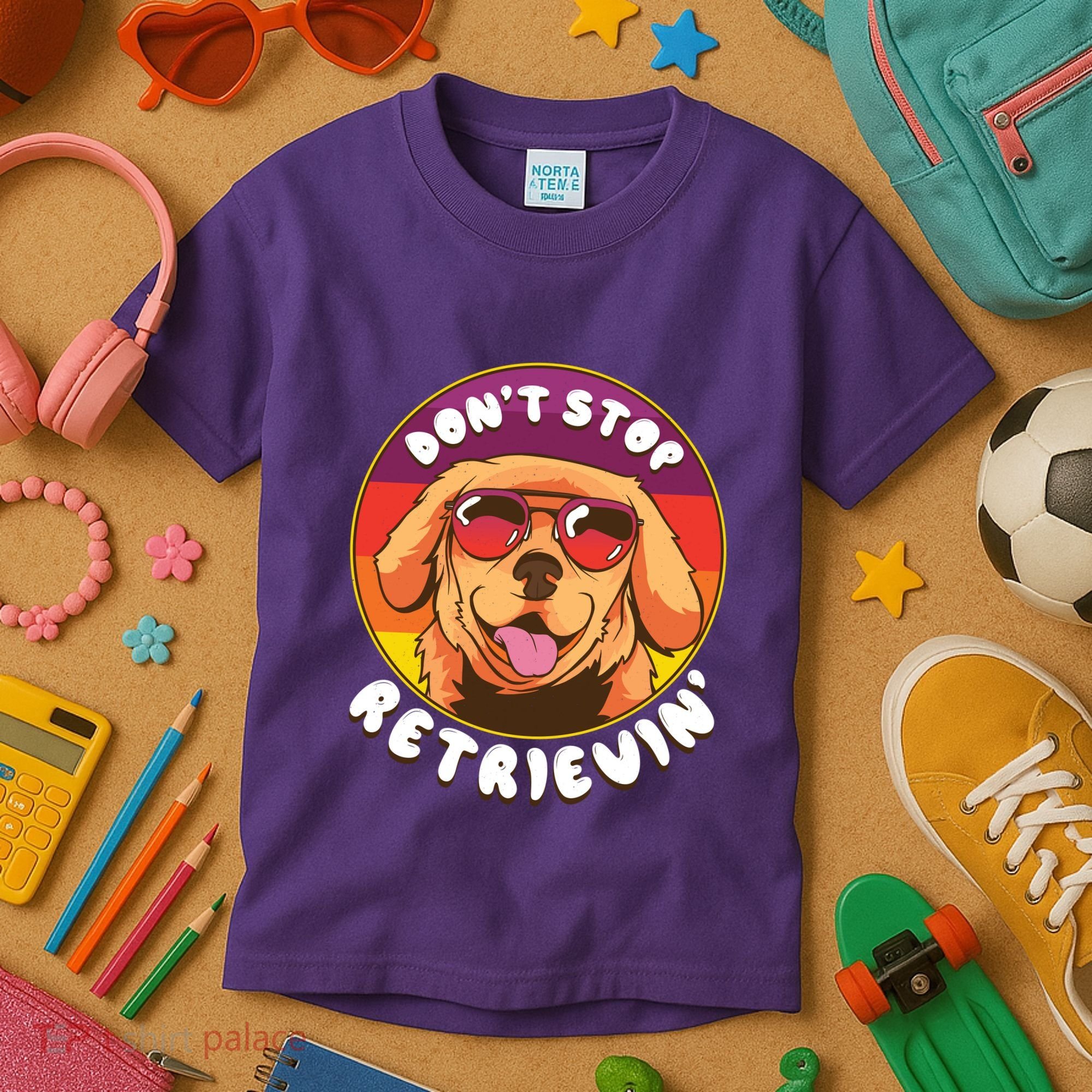 Don't Stop Retrievin Kids T-Shirt
