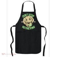 Don't Stop Retrieving Funny Golden Retriever Apron thumb 0