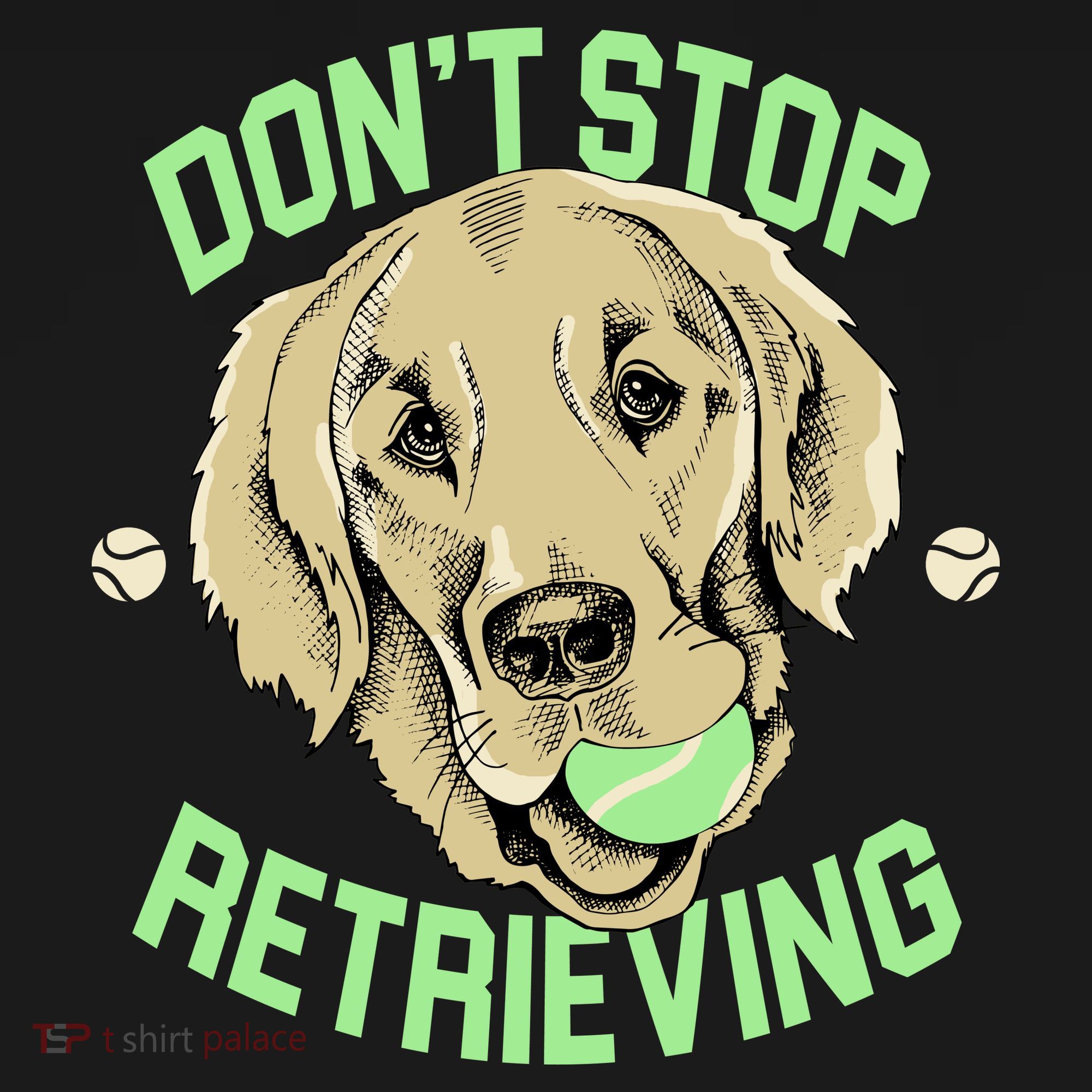 Don't Stop Retrieving Funny Golden Retriever Kids Sweatshirt