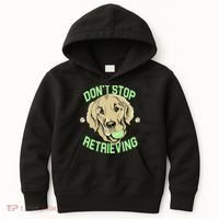 Don't Stop Retrieving Funny Golden Retriever Kids Hoodie thumb 0