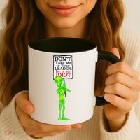 Don't Take Me To Your Leader Idiot Funny Alien Coffee Mug thumb 3