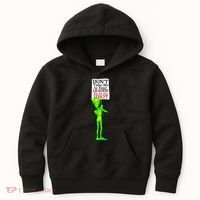 Don't Take Me To Your Leader Idiot Funny Alien Kids Hoodie thumb 0