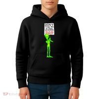 Don't Take Me To Your Leader Idiot Funny Alien Kids Hoodie thumb 4