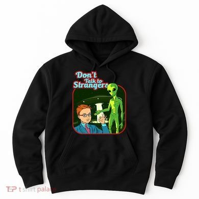 Don't Talk To Strangers Retro Vintage Hoodie