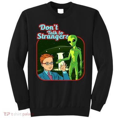 Don't Talk To Strangers Retro Vintage Sweatshirt