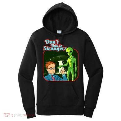 Don't Talk To Strangers Retro Vintage Women's Hoodie