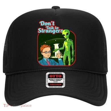 Don't Talk To Strangers Retro Vintage Hat