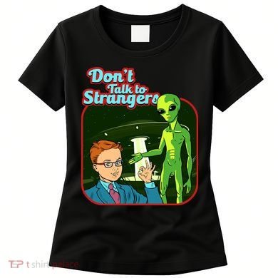 Don't Talk To Strangers Retro Vintage Women's T-Shirt