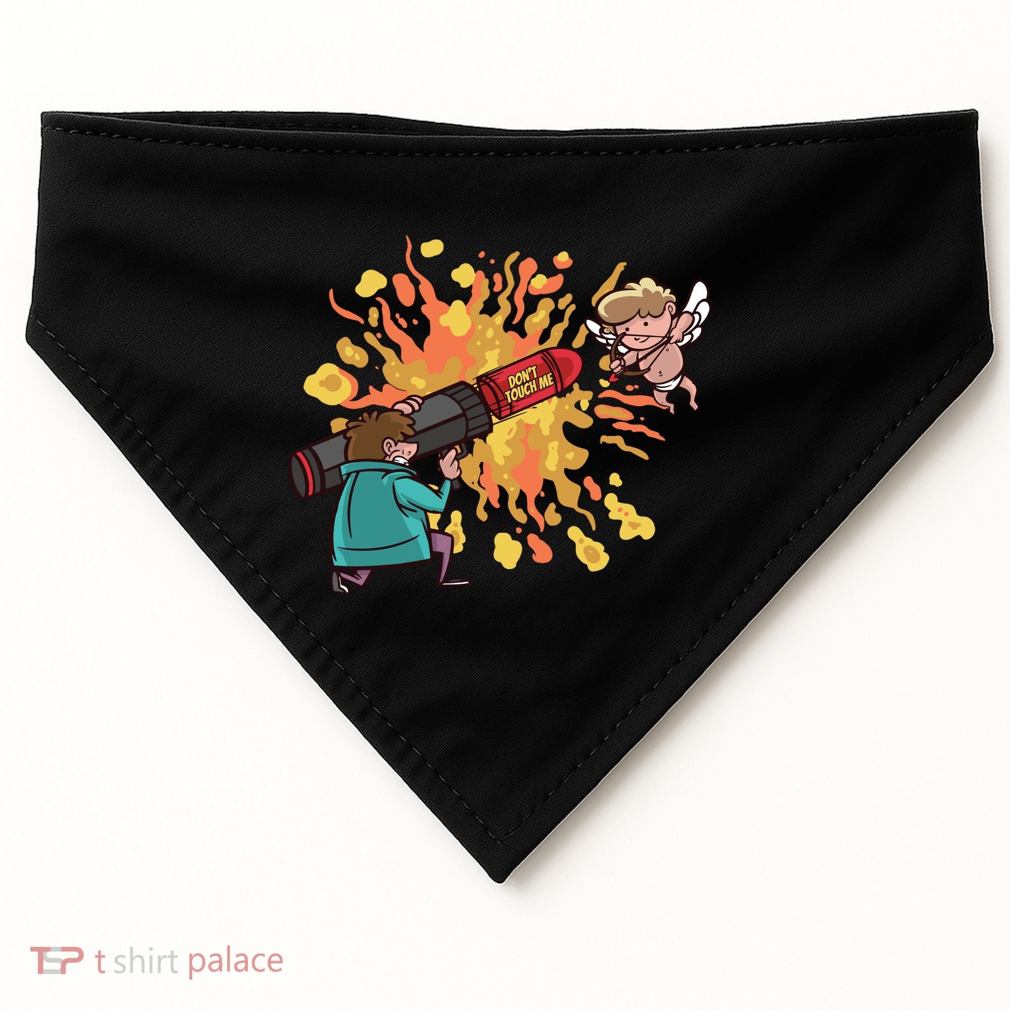 Don't Touch Me Cupid USA-Made Doggie Bandana