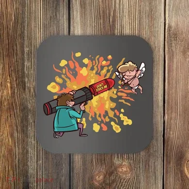 Don't Touch Me Cupid Coaster