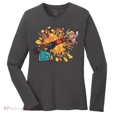 Don't Touch Me Cupid Women's Long Sleeve Shirt