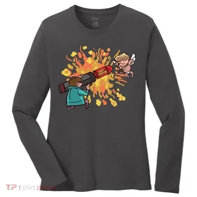 Don't Touch Me Cupid Women's Long Sleeve Shirt