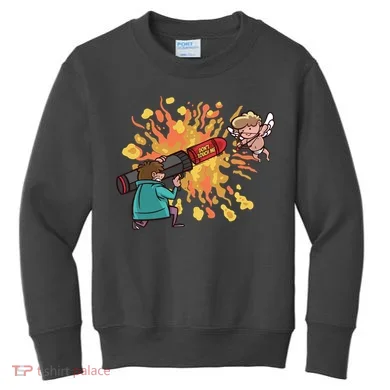 Don't Touch Me Cupid Kids Sweatshirt