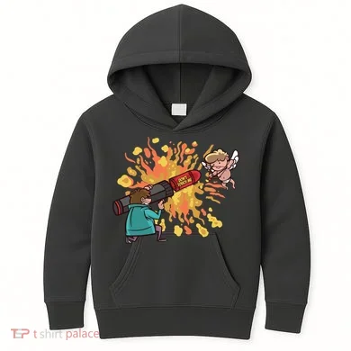 Don't Touch Me Cupid Kids Hoodie