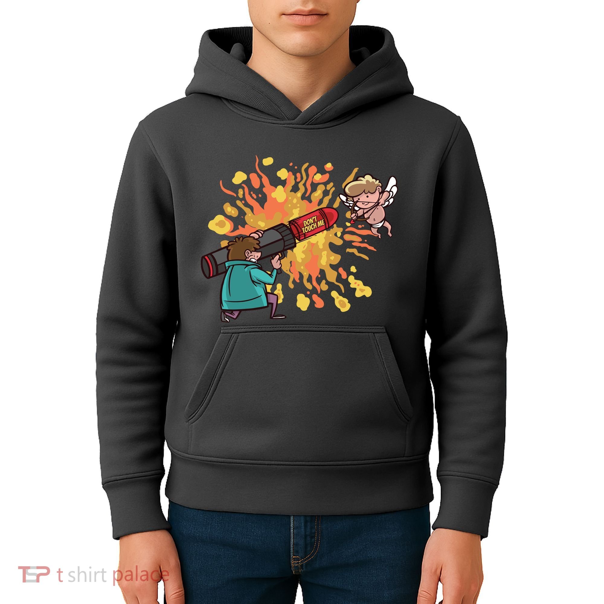 Don't Touch Me Cupid Kids Hoodie