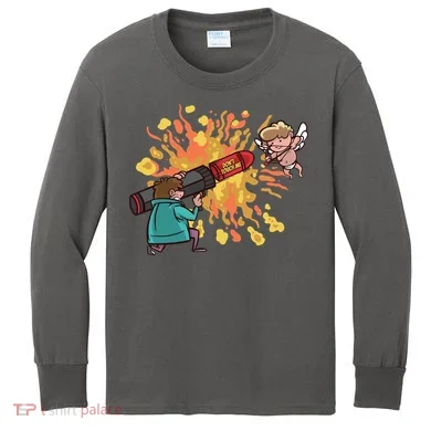 Don't Touch Me Cupid Kids Long Sleeve Shirt