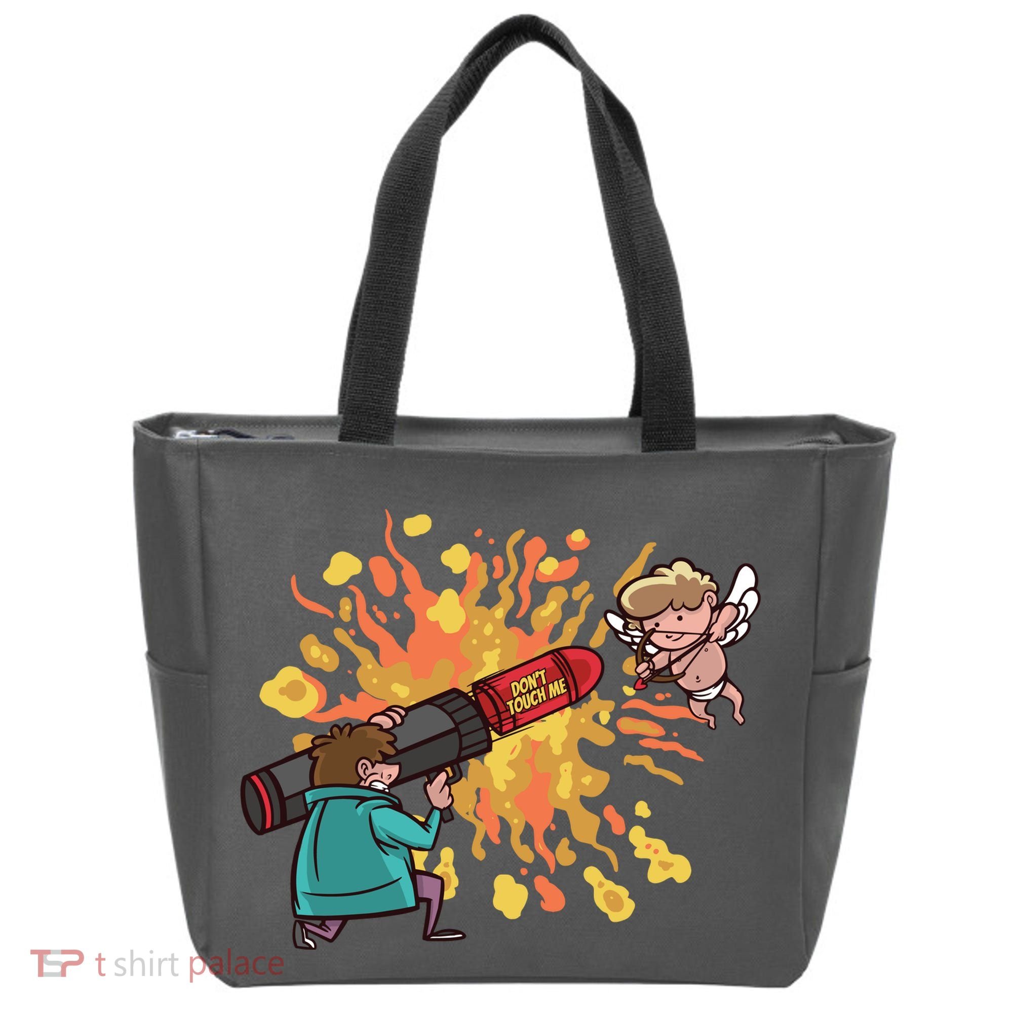 Don't Touch Me Cupid Tote Bag